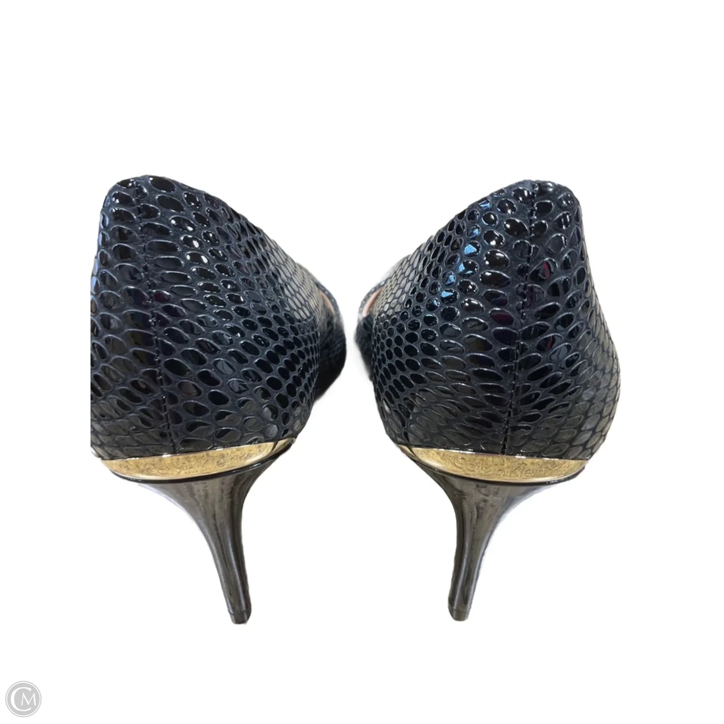 Shoes Heels Stiletto By Calvin Klein In Black, Size: 7.5