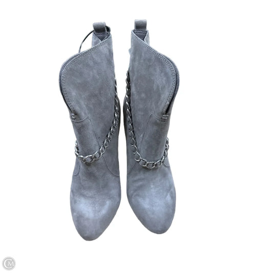Boots Ankle Heels By Bcbgeneration In Grey, Size: 7.5