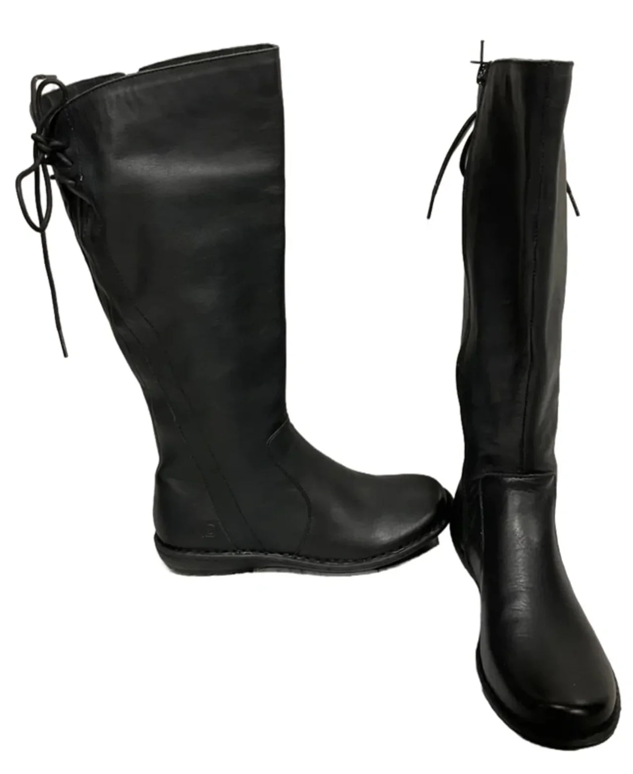 Boots Knee Flats By Born In Black, Size: 7