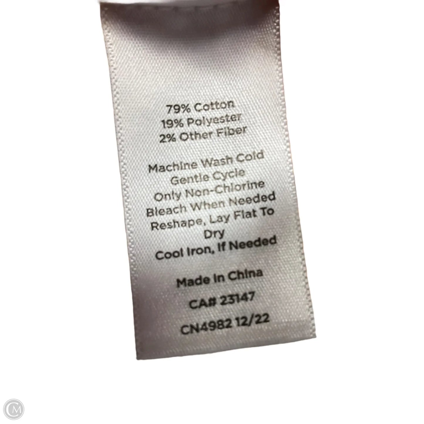 Top Sleeveless By Talbots In Orange, Size: M