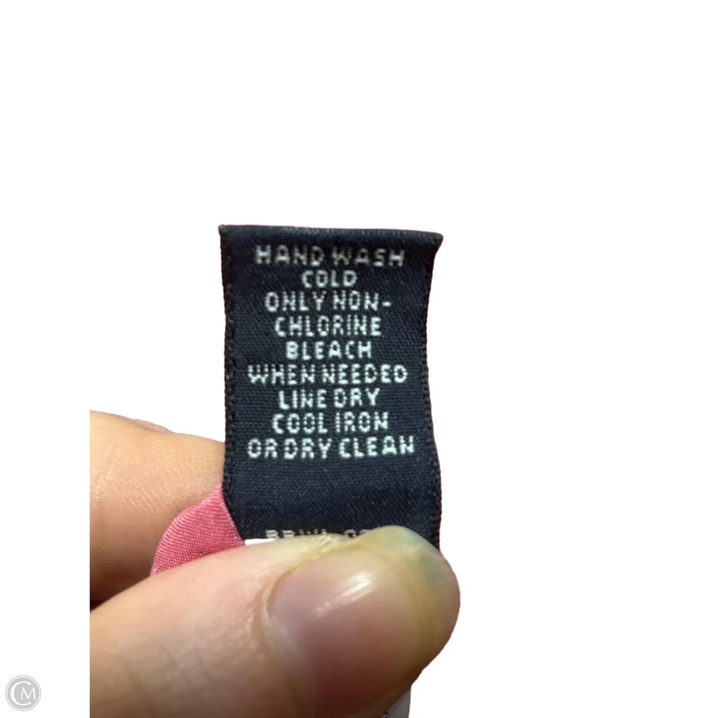 Blouse Long Sleeve By Banana Republic In Pink, Size: S