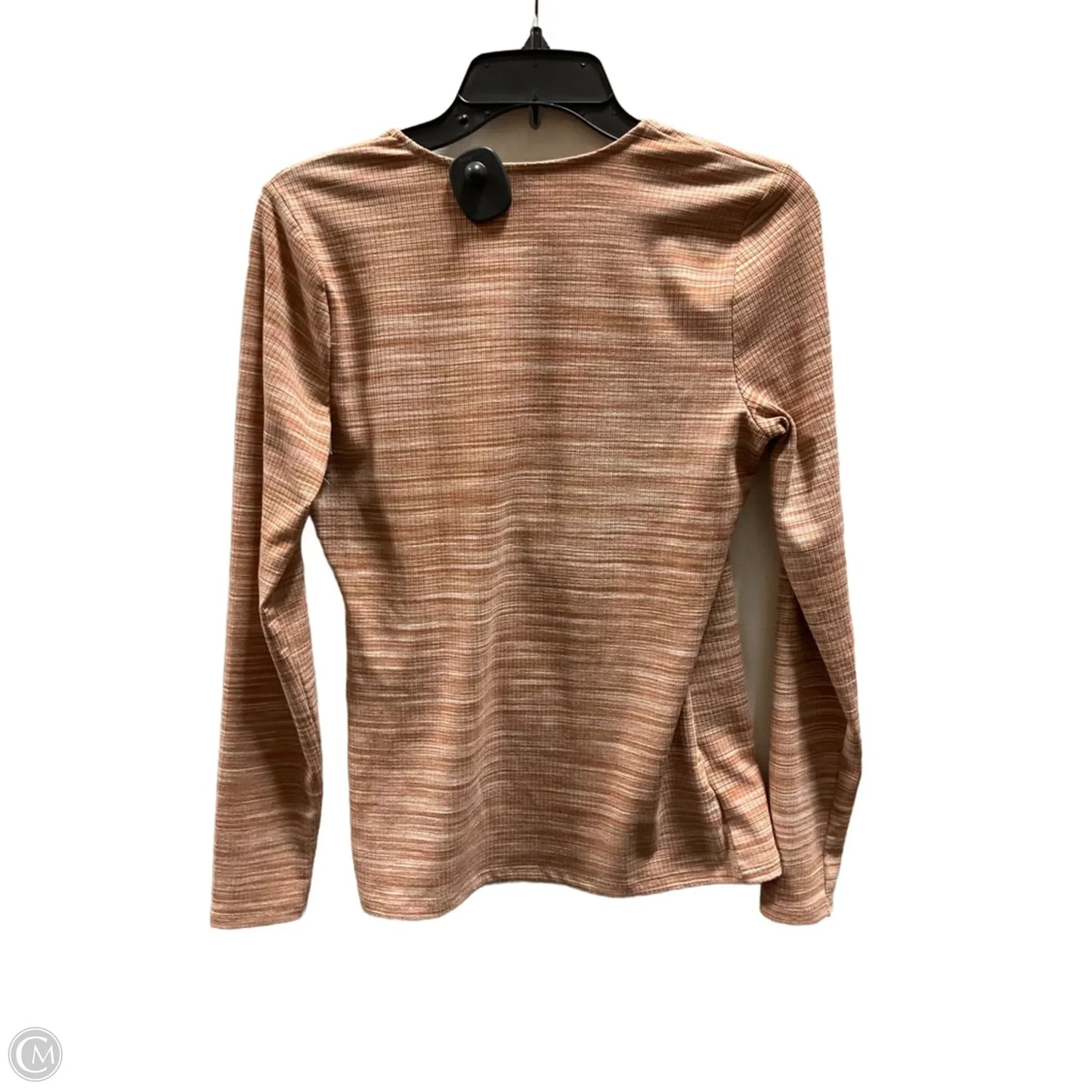 Top Long Sleeve By Loft In Striped Pattern, Size: S