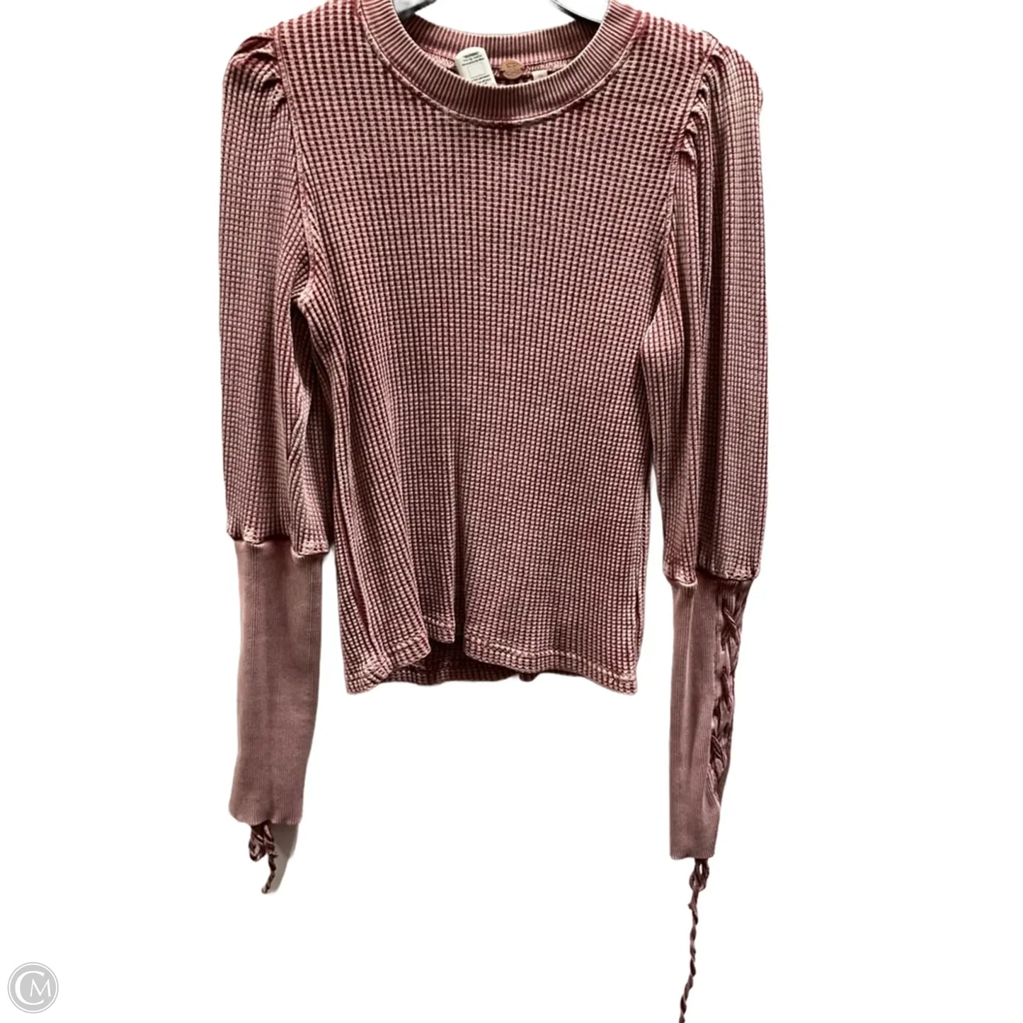 Top Long Sleeve By Free People In Red, Size: S