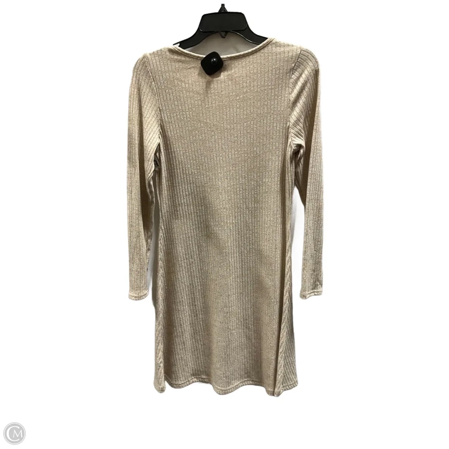 Dress Casual Midi By Old Navy In Beige, Size: Xs