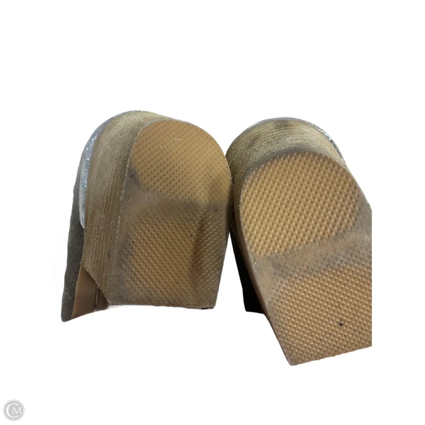 Boots Ankle Heels By Jeffrey Campbell In Taupe, Size: 7