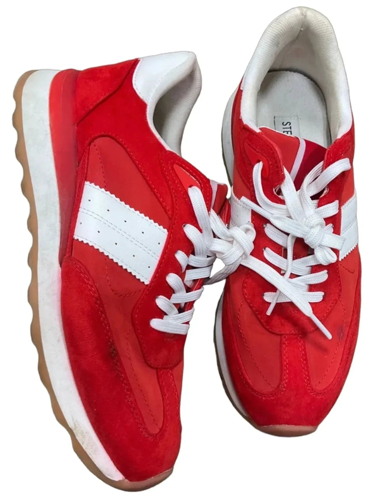 Shoes Athletic By Steve Madden In Red, Size: 7