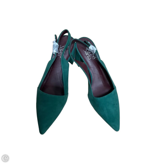 Shoes Heels Block By Franco Sarto In Green, Size: 9