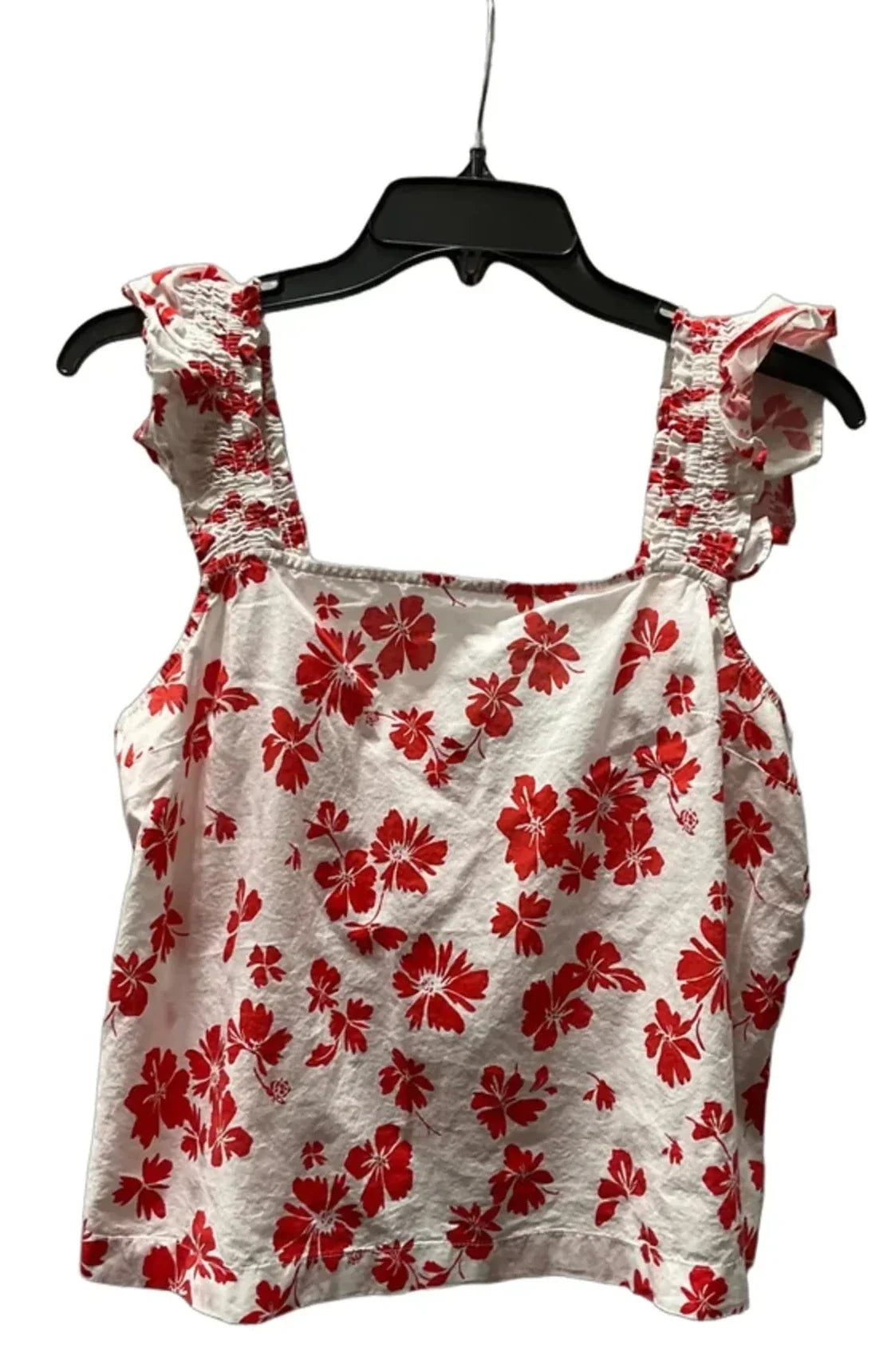 Top Sleeveless By J. Crew In Floral Print, Size: L