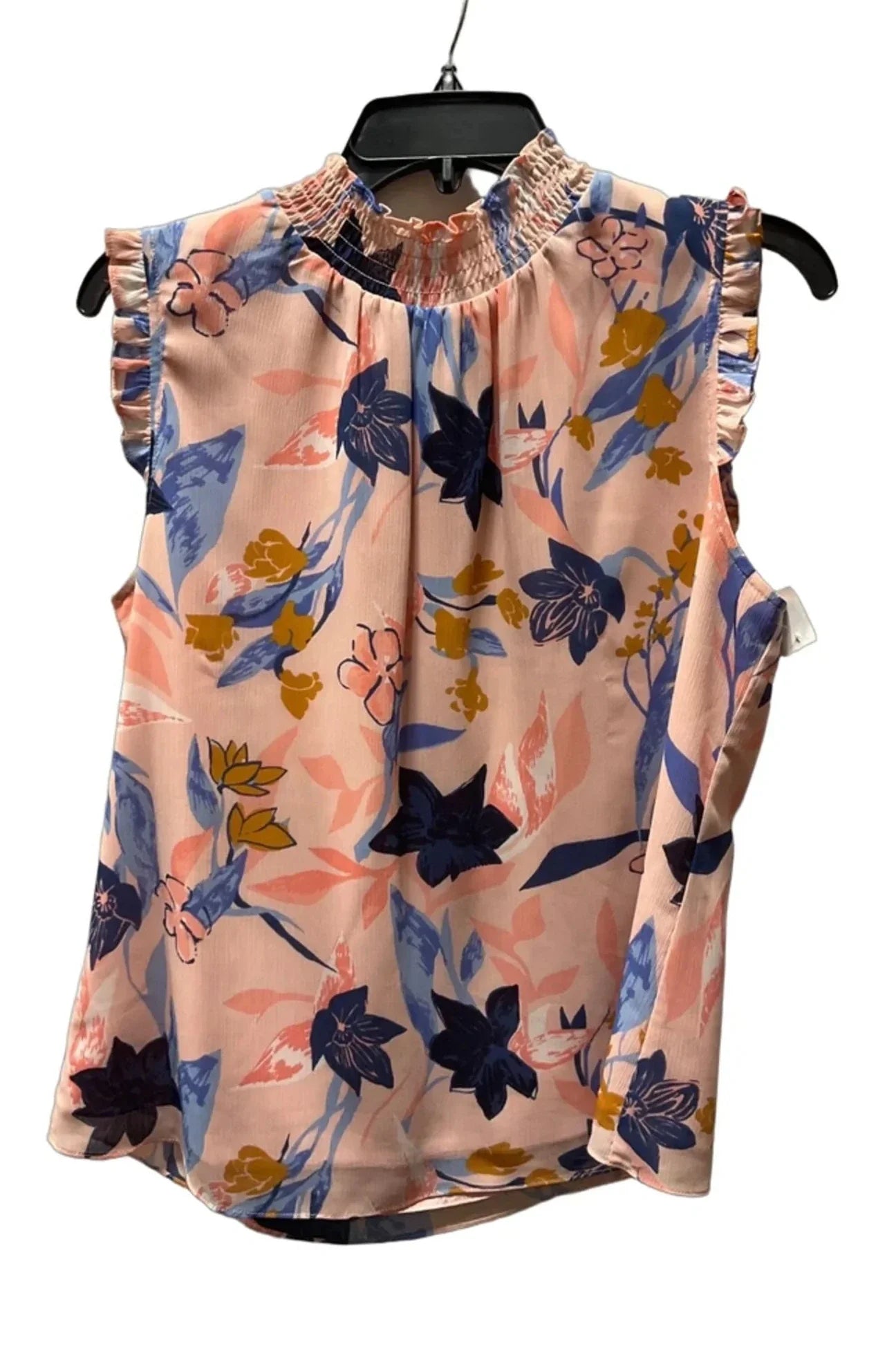 Top Sleeveless By J. Crew In Floral Print, Size: S