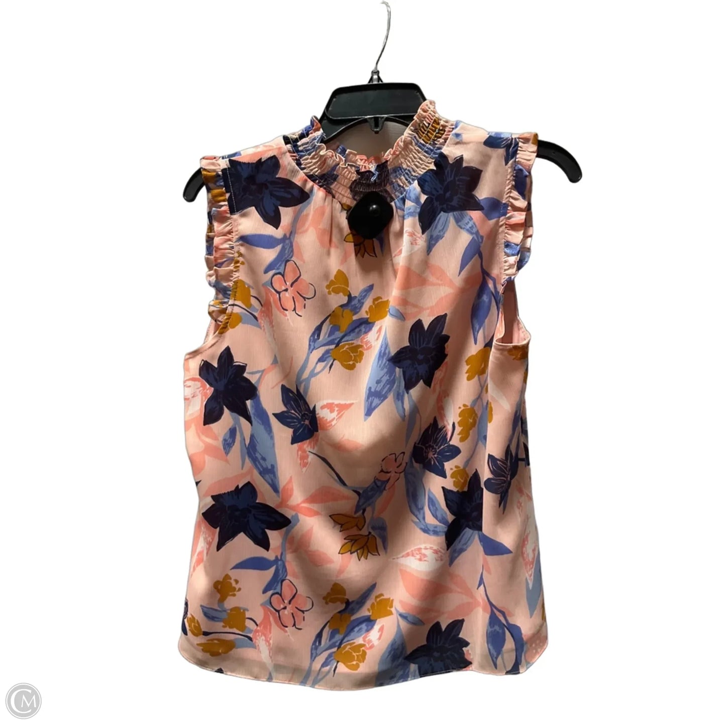 Top Sleeveless By J. Crew In Floral Print, Size: S