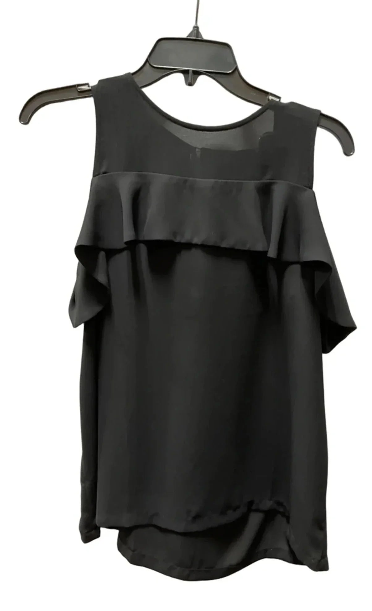 Top Sleeveless By Loft In Black, Size: S