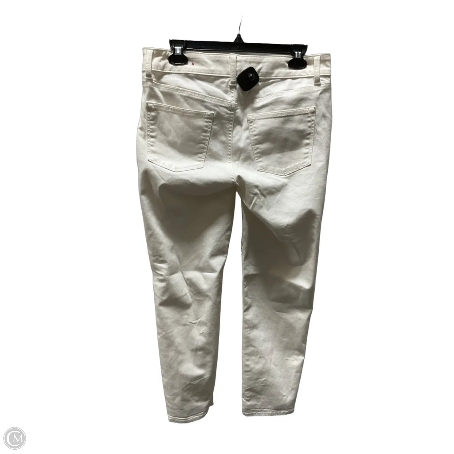Jeans Boyfriend By Talbots In White Denim, Size: 6