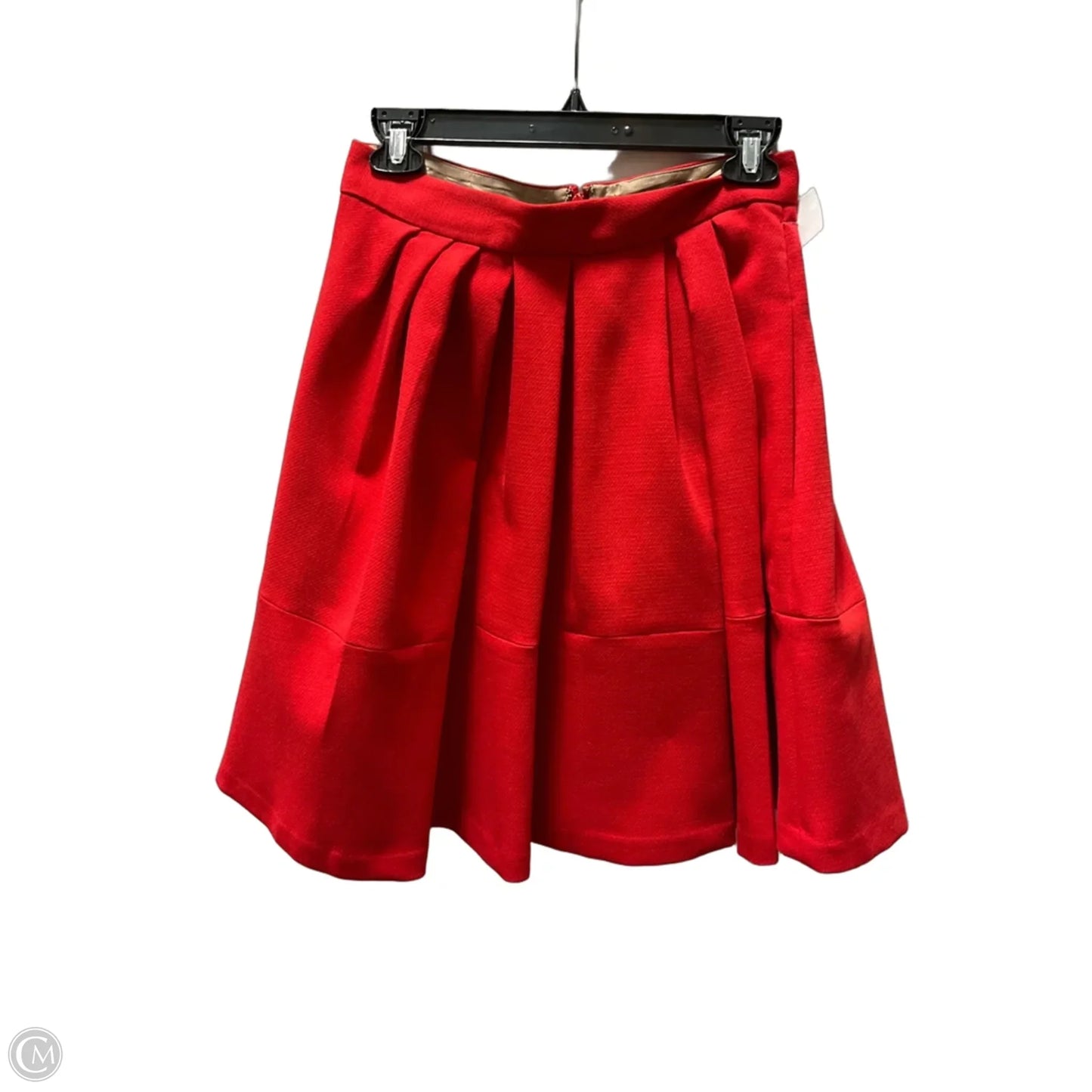 Skirt Midi By Banana Republic In Red, Size: S