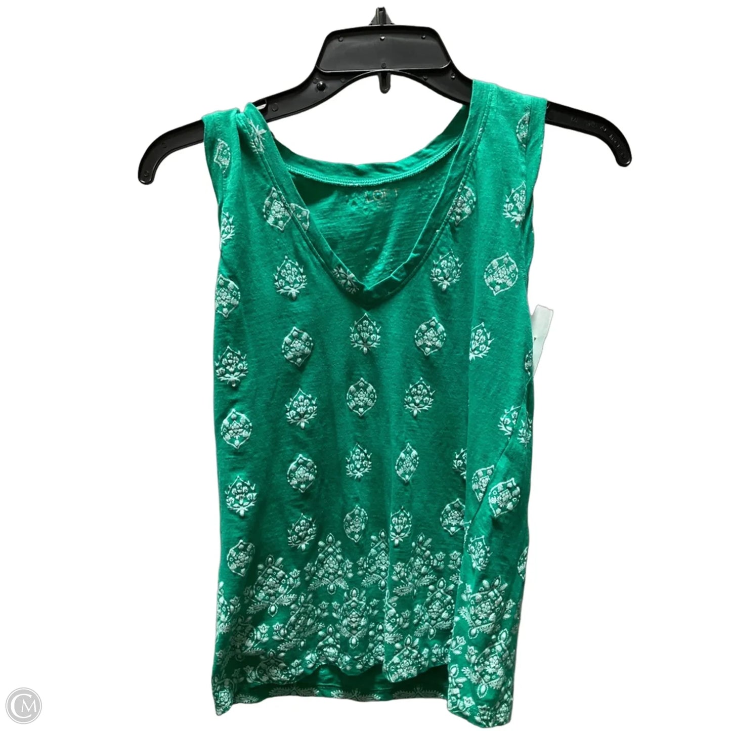 Top Sleeveless Basic By Loft In Green, Size: Xs