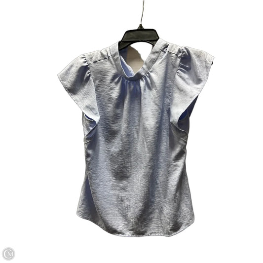 Top Short Sleeve By Nine West In Blue, Size: S
