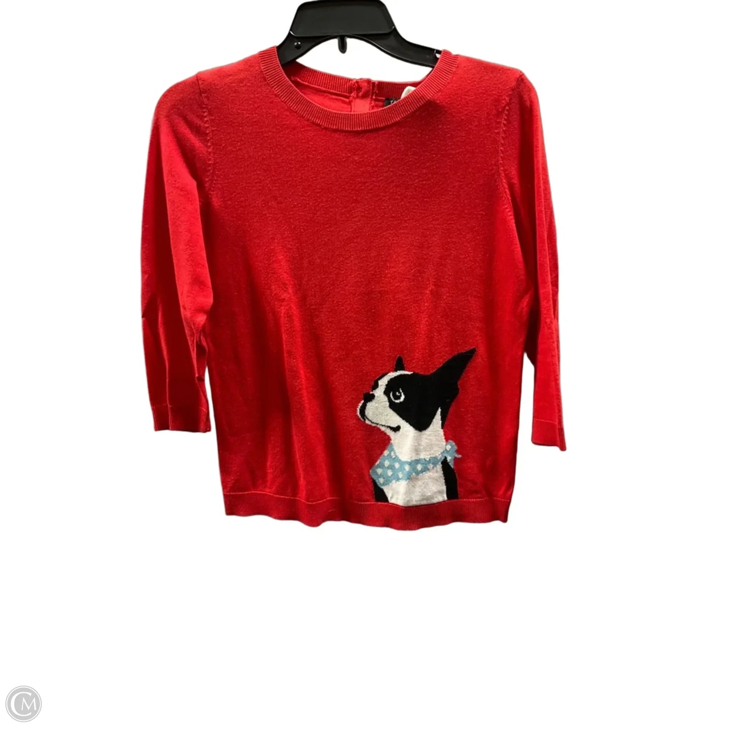 Top Long Sleeve By Talbots In Red, Size: Sp