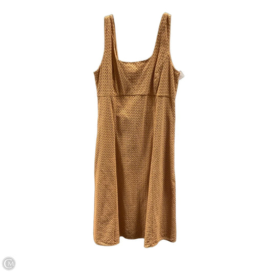 Dress Casual Midi By Draper James In Tan, Size: L