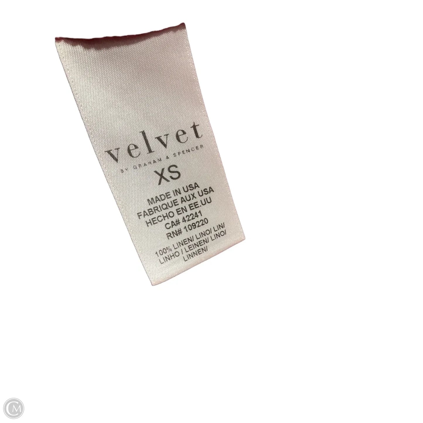 Dress Casual Midi By Velvet In Red, Size: Xs