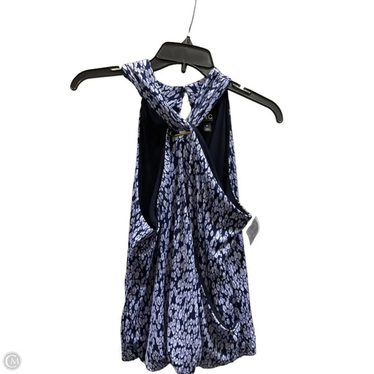 Top Sleeveless By Inc In Blue, Size: M