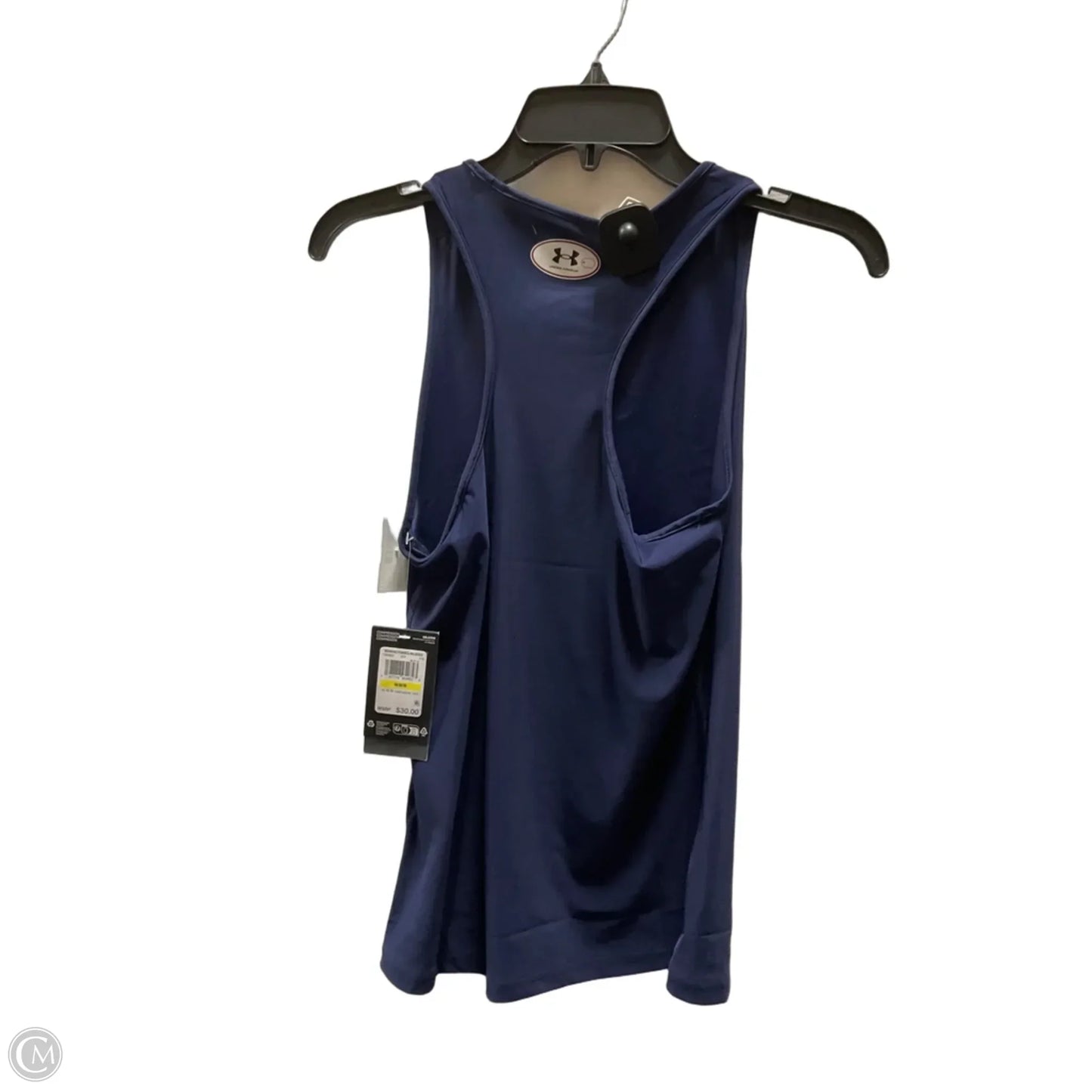 Athletic Tank Top By Nike In Navy, Size: M