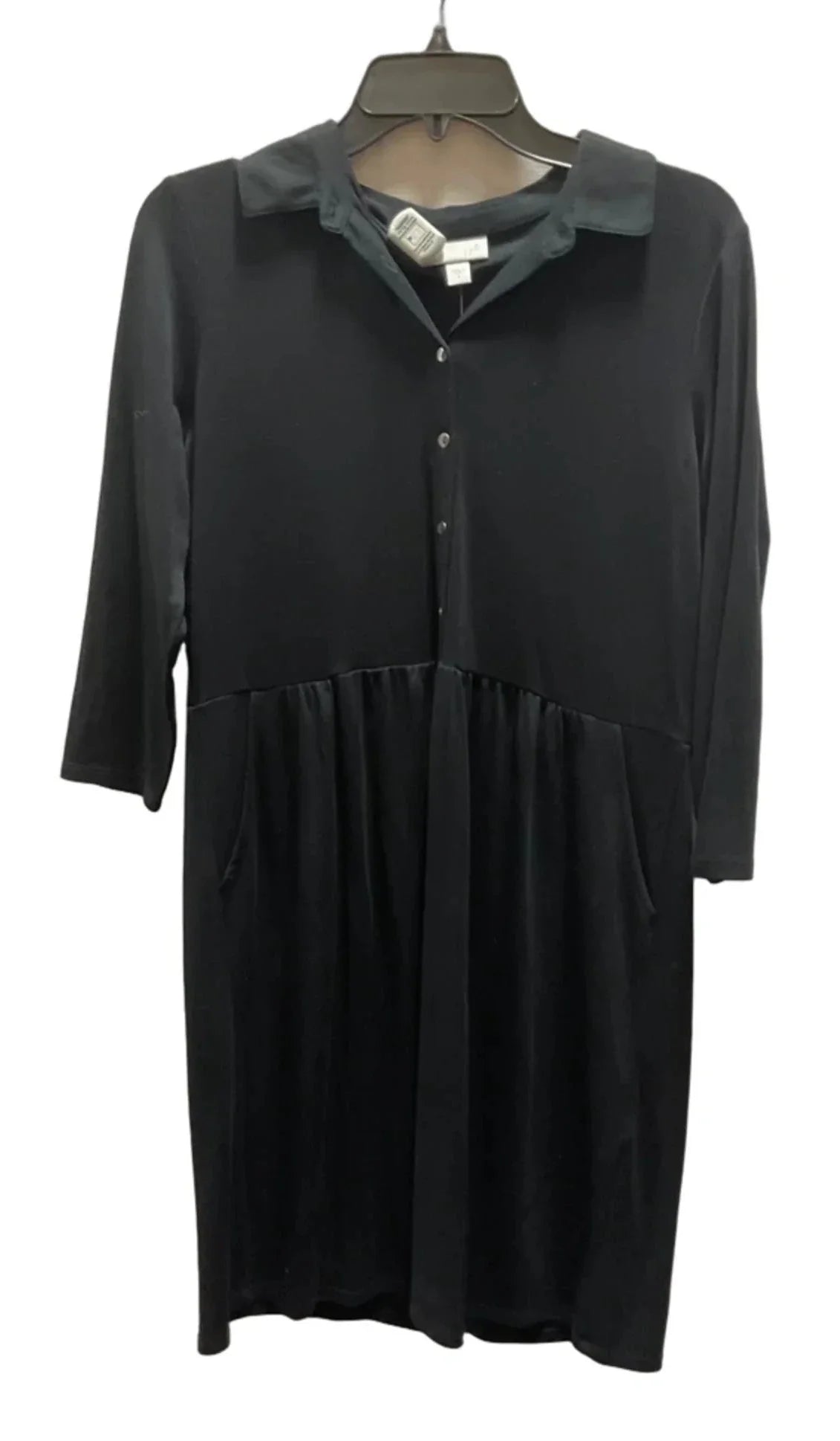 Blouse Long Sleeve By J. Jill In Black, Size: S