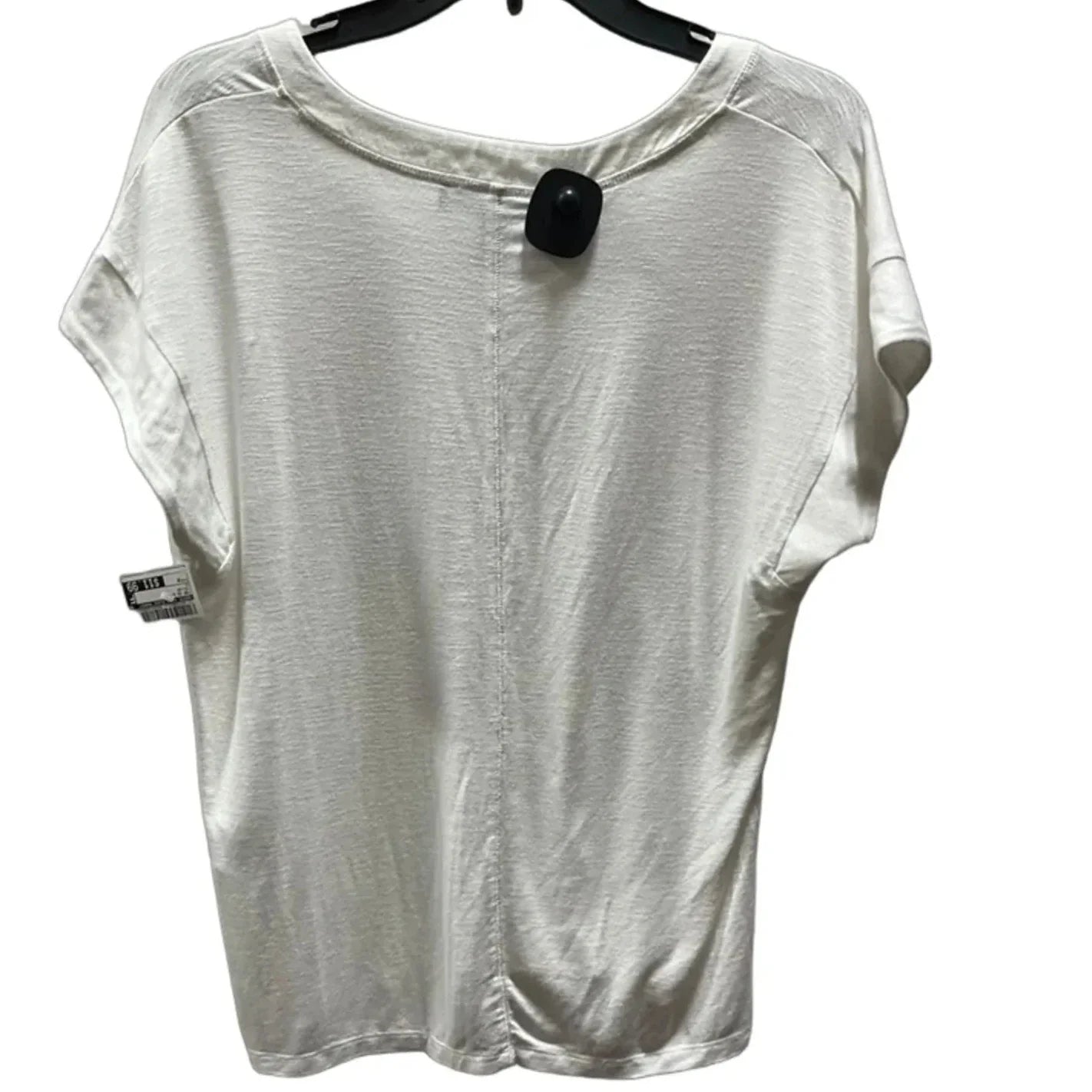 Top Short Sleeve Basic By White House Black Market In Yellow, Size: M