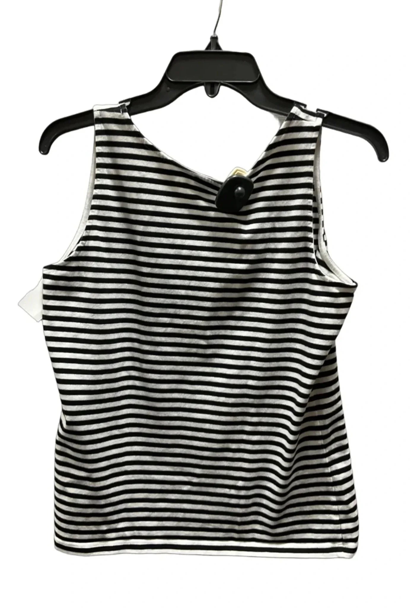 Top Sleeveless Basic By Talbots In Striped Pattern, Size: L