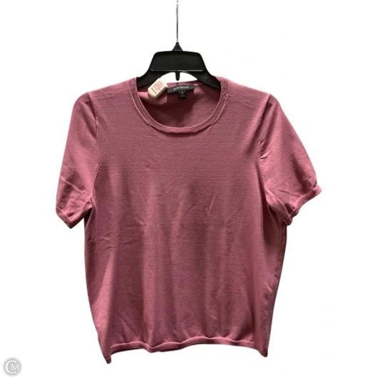 Top Short Sleeve By Ann Taylor In Pink, Size: Xl