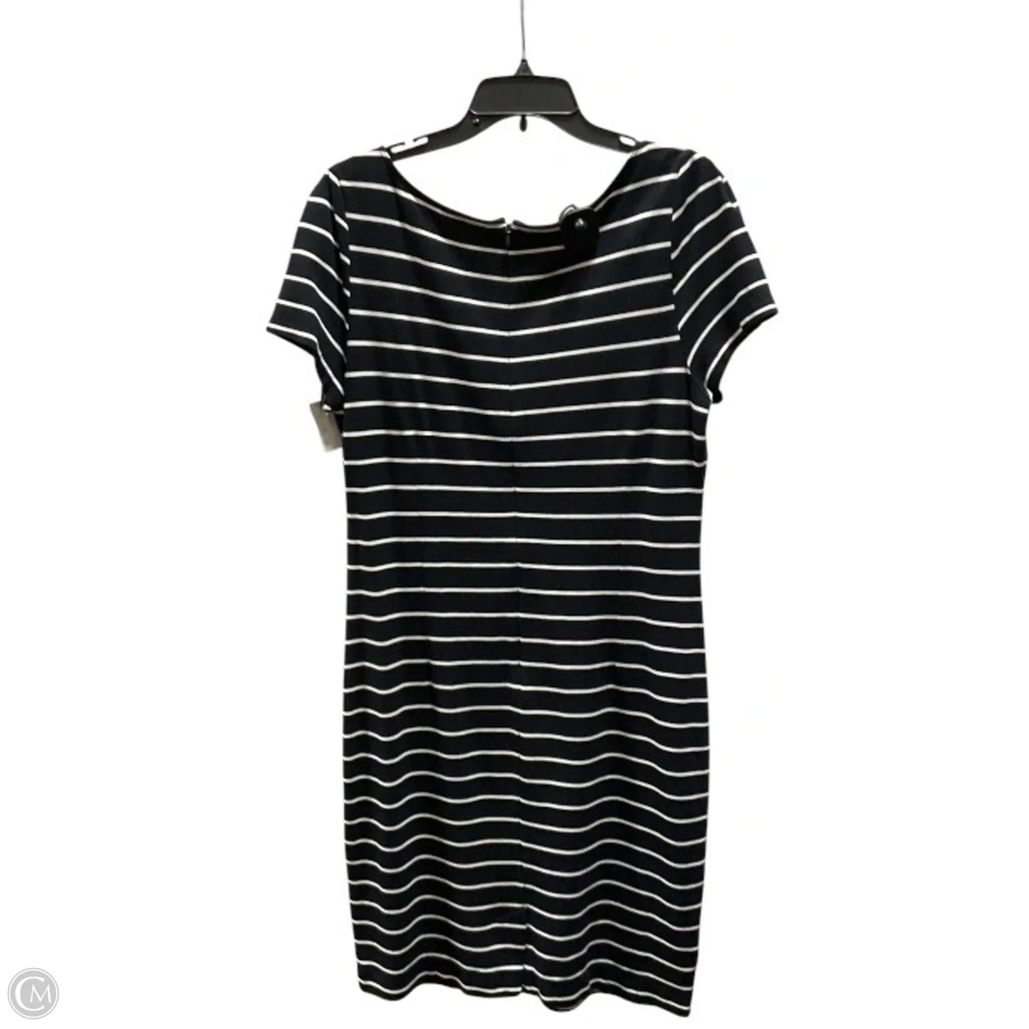 Dress Casual Midi By Ann Taylor In Striped Pattern, Size: Xl