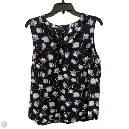 Top Sleeveless By Talbots In Floral Print, Size: Lp