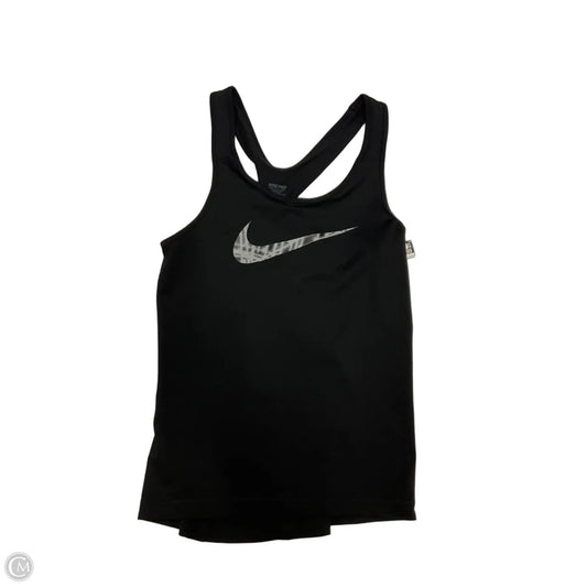 Athletic Tank Top By Nike In Black, Size: S