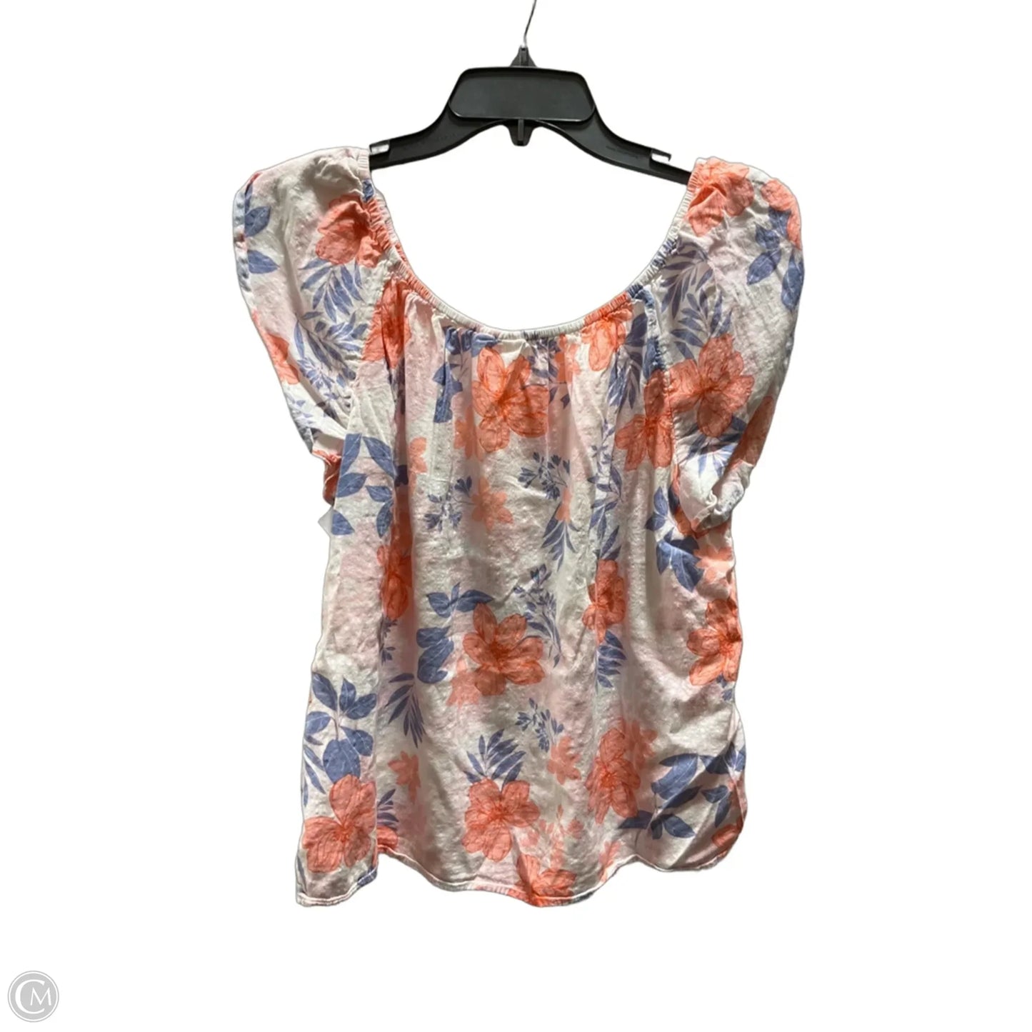 Top Short Sleeve By Gap In Floral Print, Size: S
