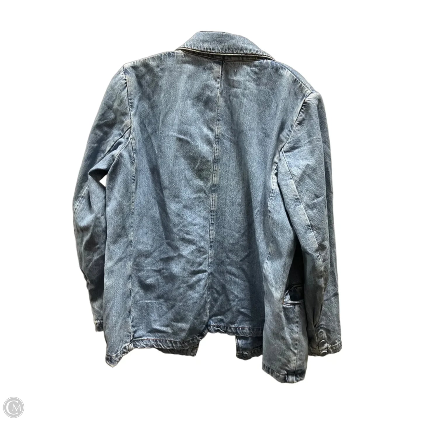 Jacket Denim By Zara In Blue Denim, Size: Osfm
