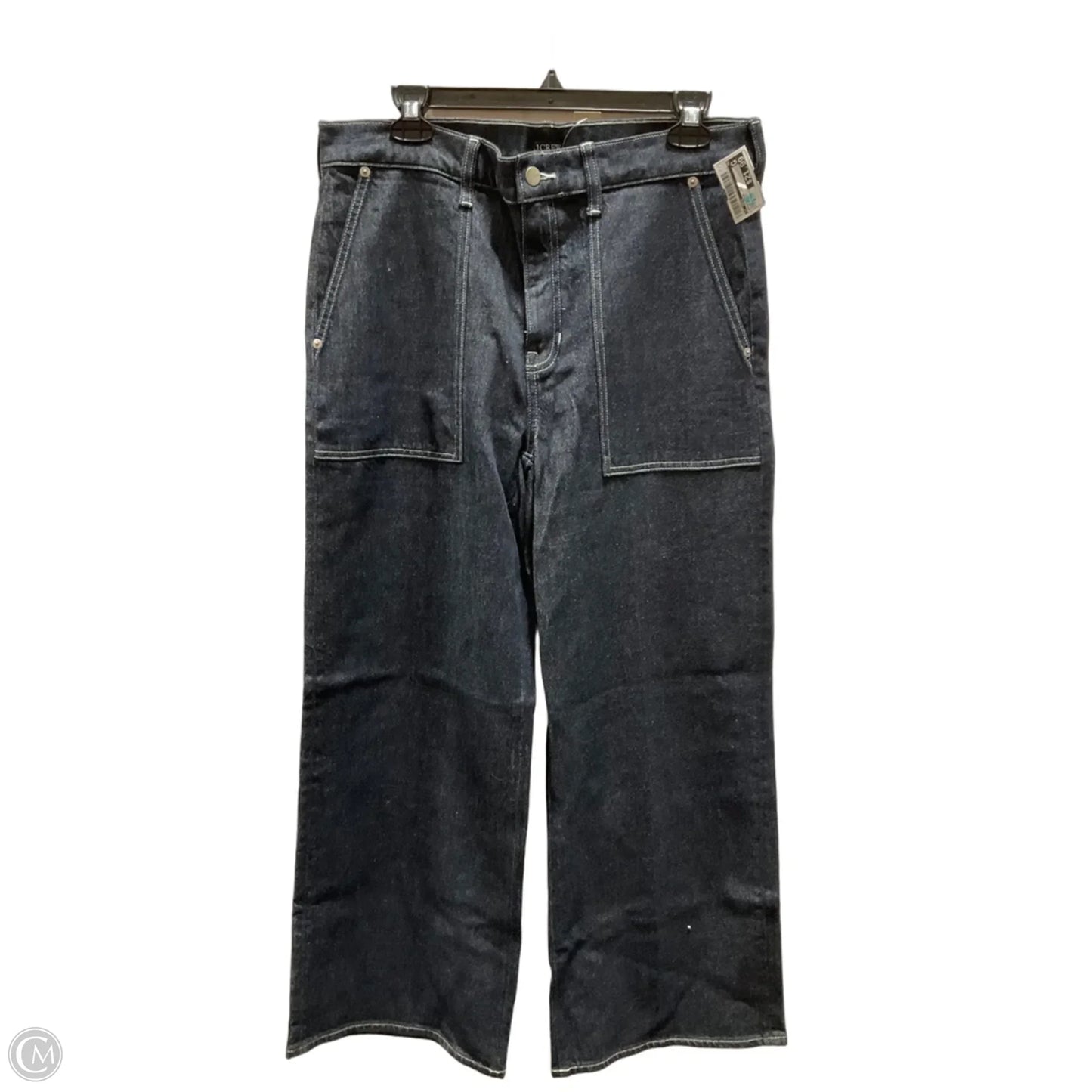 Jeans Wide Leg By J. Crew In Blue Denim, Size: 6
