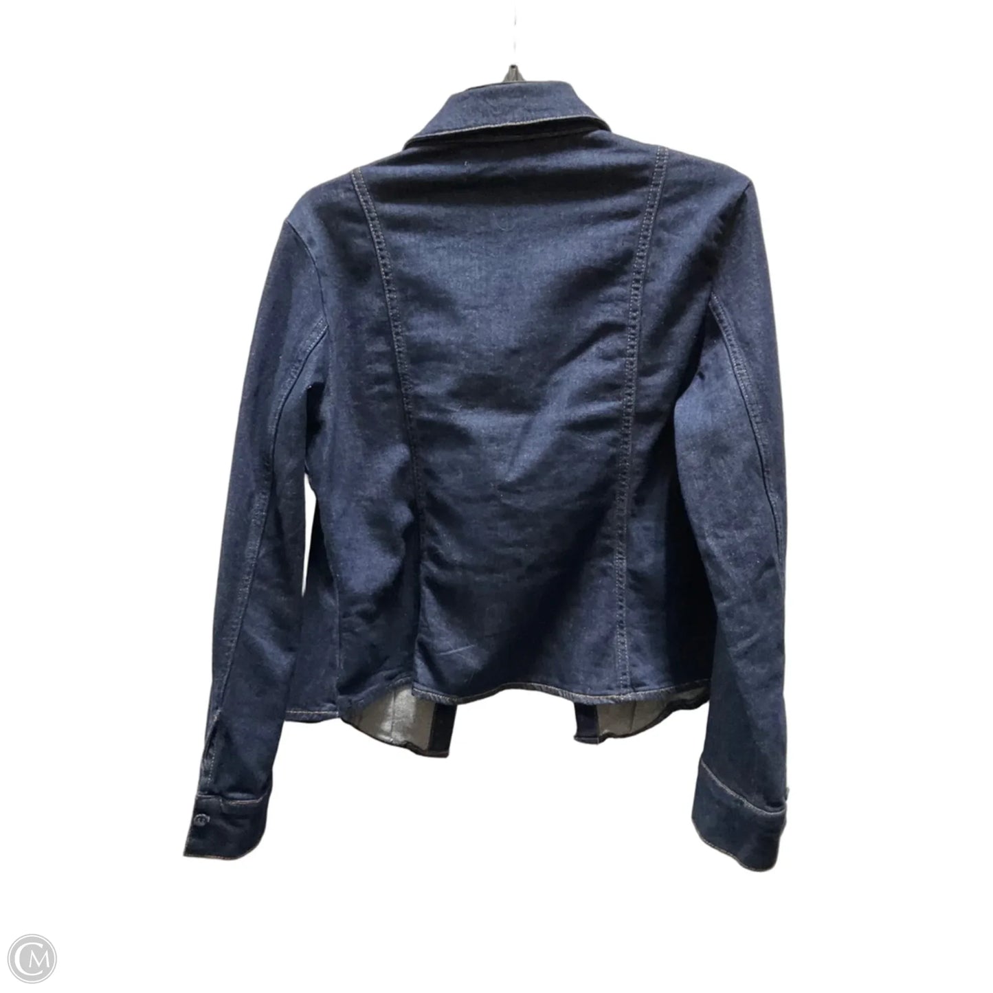 Jacket Denim By Zara In Blue Denim, Size: L