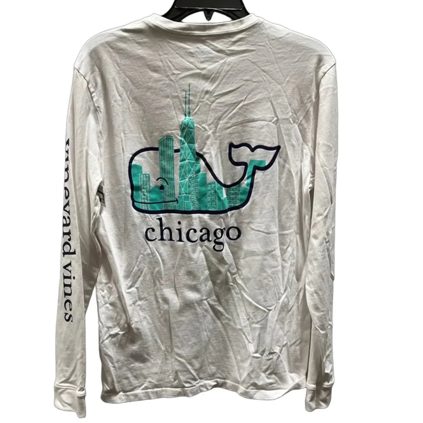 Top Long Sleeve By Vineyard Vines In White, Size: Xs
