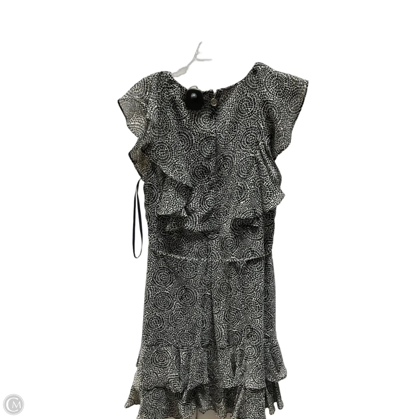 Dress Casual Midi By Tommy Hilfiger In Black & White, Size: Xl