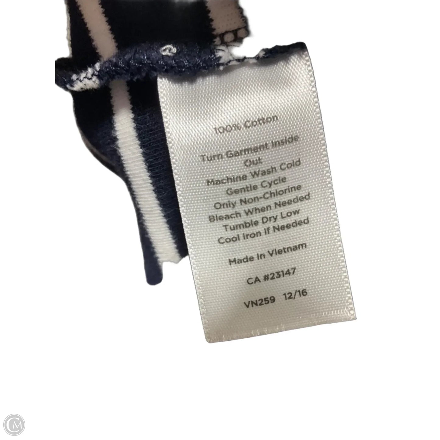 Dress Casual Midi By Talbots In Striped Pattern, Size: Xl
