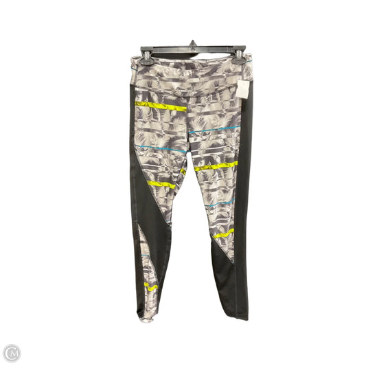 Athletic Leggings By Puma In Black & White, Size: L