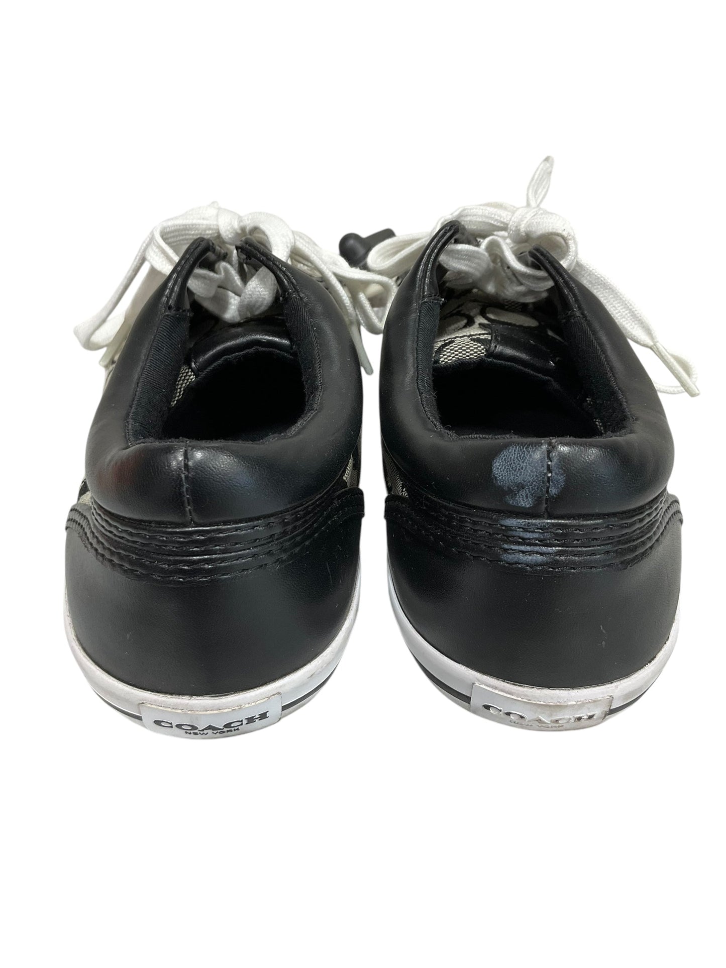 Shoes Designer By Coach In Black & Cream, Size: 9