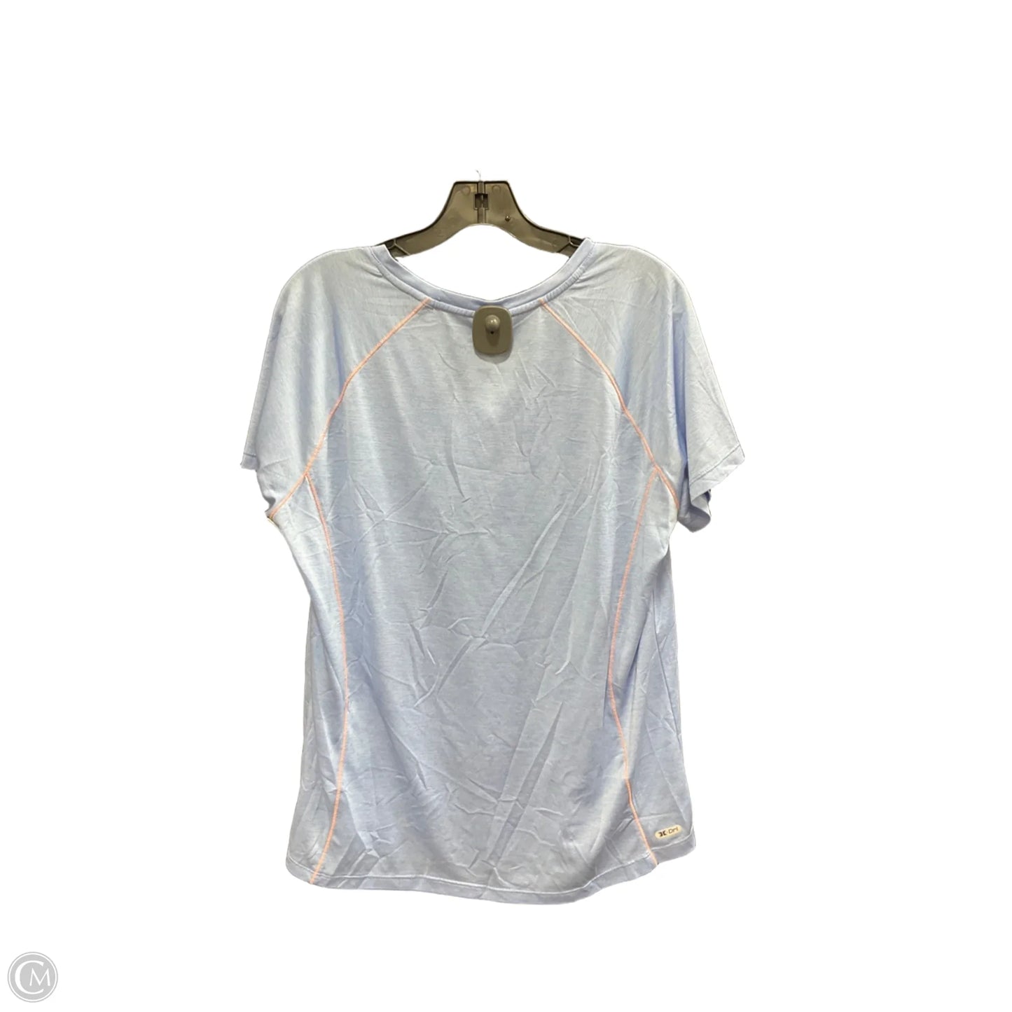 Athletic Top Short Sleeve By Rbx In Blue, Size: 1x