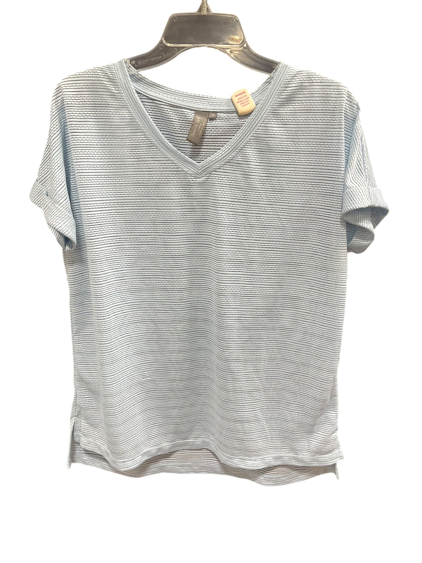 Athletic Top Short Sleeve By Sweaty Betty In Aqua, Size: M