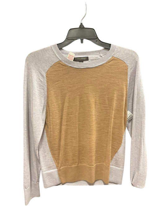 Sweater By Banana Republic In Black & Tan, Size: M