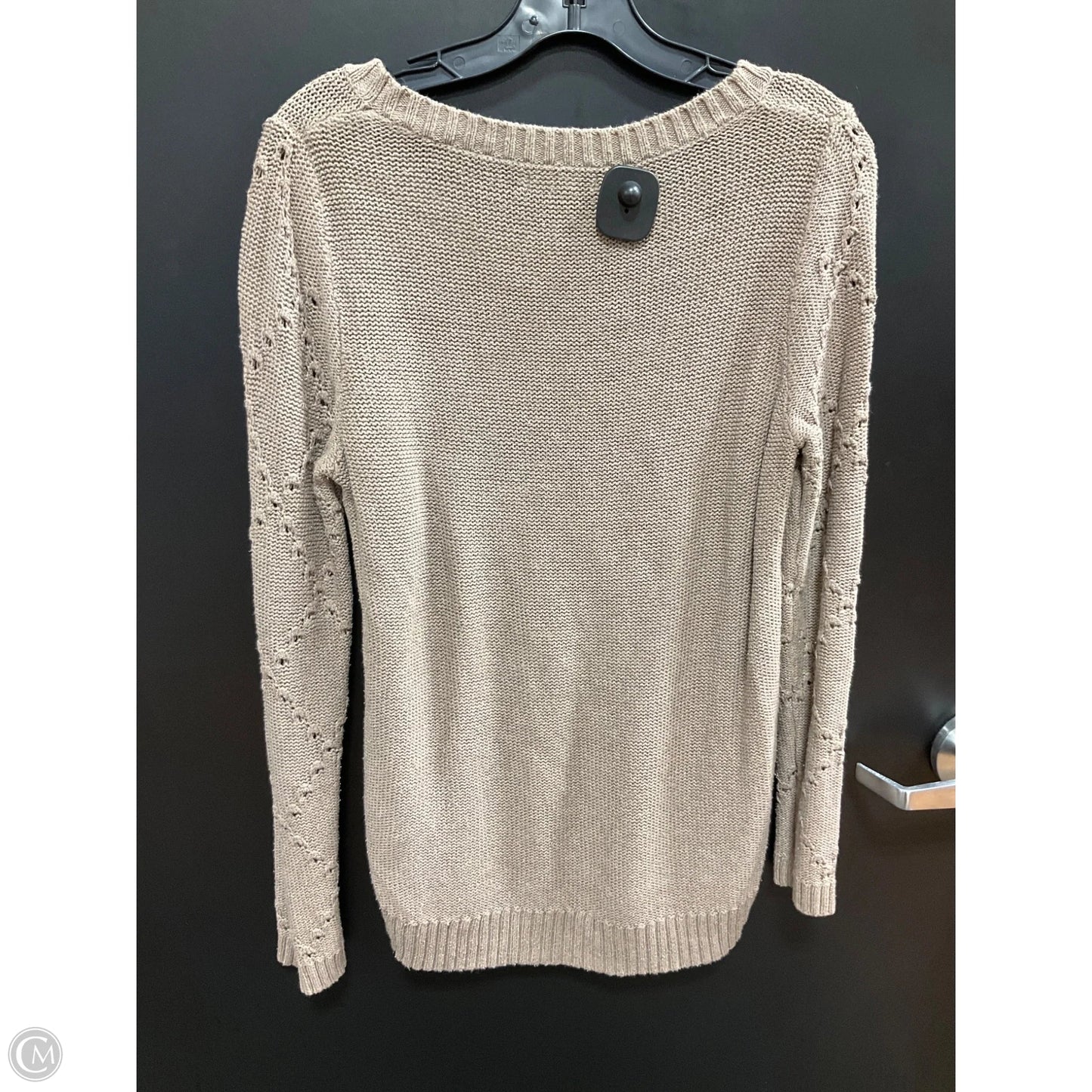 Sweater By Gap In Taupe, Size: L