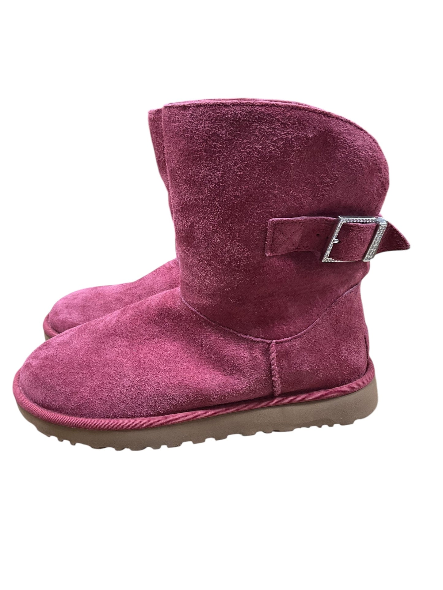 Boots Designer By Ugg In Red, Size: 9