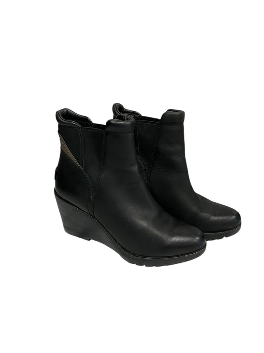 Boots Ankle Heels By Sorel In Black, Size: 9