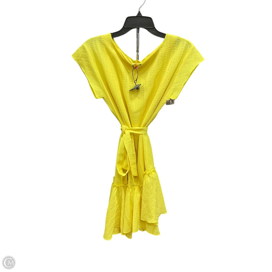 Dress Casual Midi By Vince Camuto In Yellow, Size: S