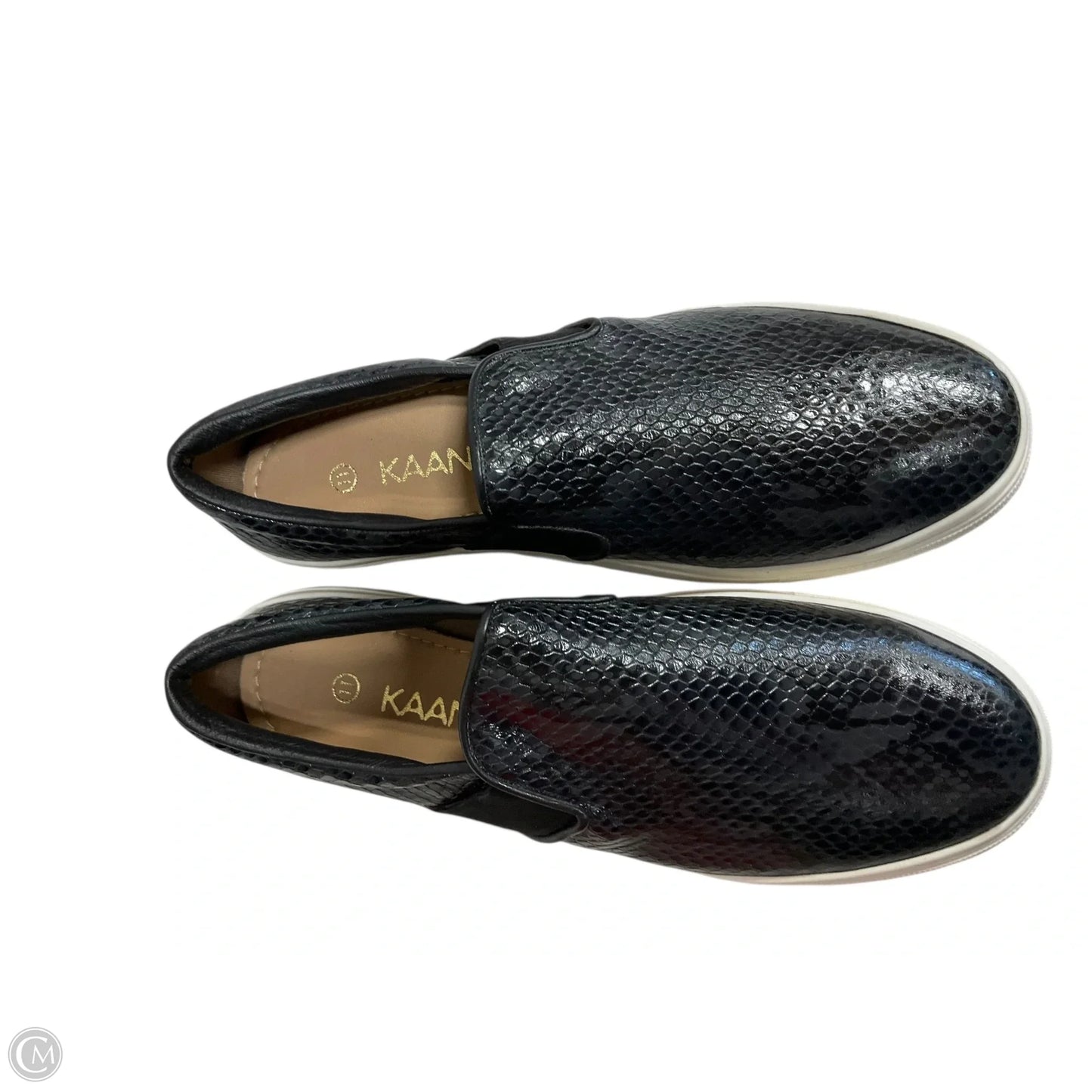 Shoes Flats By Clothes Mentor In Black, Size: 11