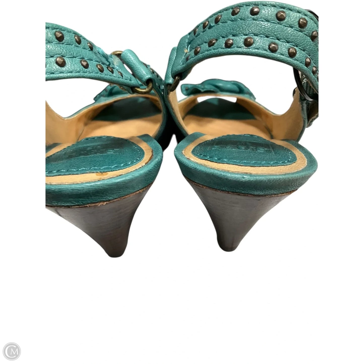 Shoes Designer By Frye In Green, Size: 8