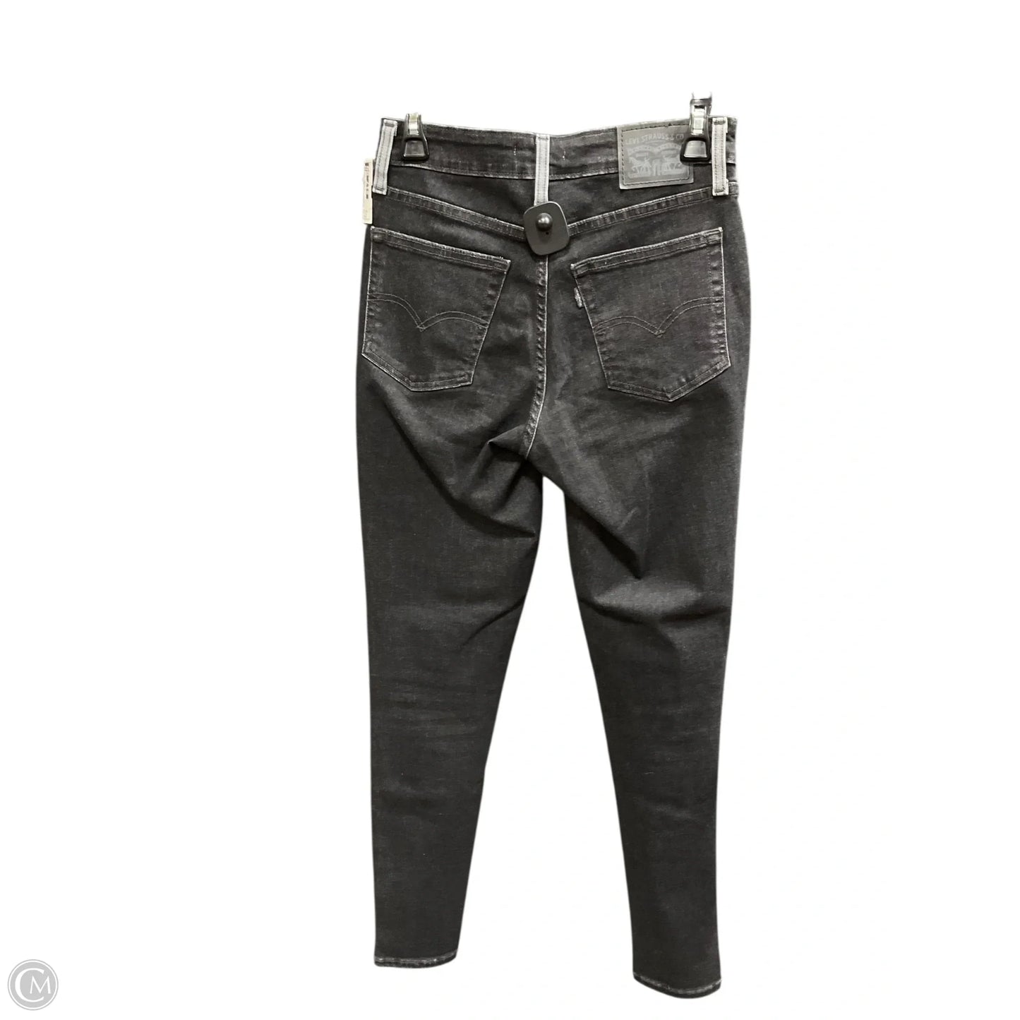 Jeans Skinny By Levis In Black, Size: 6
